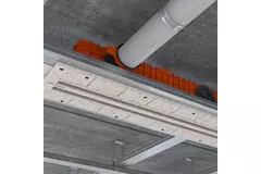 Ergovent instucbaar frameloos lijnrooster 1050 mm met aansluitdiameter 90 mm - modulair - 2 sleuven