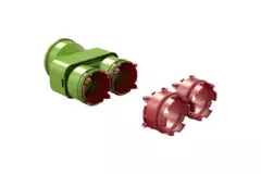 Ubbink Air Excellent 55SC-23C koppelstuk voor DBOX luchtverdeelkast 200/800