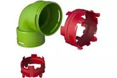 Ubbink Air Excellent 34C bocht 90° koppelstuk