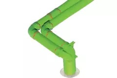 Ubbink Air Excellent 48C bocht 90° koppelstuk