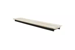 Ergovent tussenstuk voor modulaire instucbare lijnroosters 1050 mm - 1 sleuf