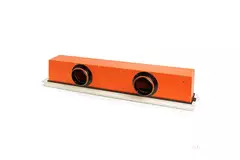 Ergovent instucbaar frameloos lijnrooster 1050 mm met aansluitdiameter 125 mm - airconditioning - 1 sleuf