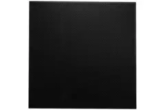Geperforeerde plafondplaat 600 x 600 mm voor inleg in systeemplafonds - RAL9005 30% glans