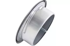 Ventilatie afvoer ventiel 100mm metaal - E-DVS100 RAL 9005 30% glans
