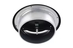 Ventilatie toevoer ventiel 125mm metaal - S-DVS125 RAL 9005 30% glans