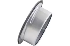 Ventilatie toevoer ventiel 125mm metaal - S-DVS125 RAL 9005 30% glans