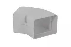 ClimaConnect 45° platte bocht voor montagekanaal 100 mm - RAL 9010