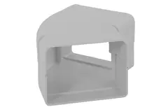 ClimaConnect 45° platte bocht voor montagekanaal 100 mm - RAL 9010