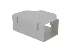 ClimaConnect T-stuk voor montagekanaal 100 mm - RAL 9010