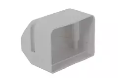 ClimaConnect eindstuk voor montagekanaal 100 mm - RAL 9010