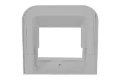 ClimaConnect muurrosette voor montagekanaal 75 mm - RAL 9010