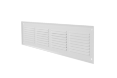 Wandrooster 500x100mm aluminium - RAL9016