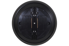 Plafondrooster rond met vast patroon Ø 350 mm - RAL9005 30% glans