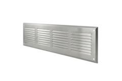 Wandrooster 500x100mm aluminium - Ongecoat