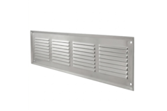 Wandrooster 500x100mm aluminium - Ongecoat