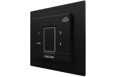 Afdekkap zwart voor Orcon CO₂ inbouw bedieningssensor 15RF