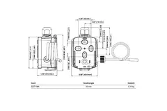Belimo kabeltemperatuursensor 4-20 mA - sonde 50x6 mm - 2 meter - 22CT-14H