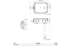 Belimo kanaalsensor voor vochtigheid en temperatuur - Modbus RTU - sonde 140 mm - 22DTH-15M