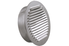 Ventilatierooster rond 100mm aluminium - EL-A-R100 ALU