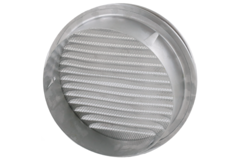 Ventilatierooster rond 100mm aluminium - EL-A-R100 ALU