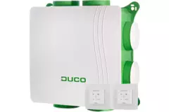 DucoBox Silent 2.0 400 m³/h + RF bediening + CO2 sensor - randaarde stekker