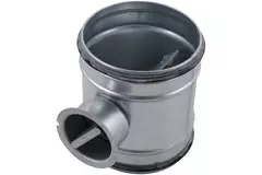Handbediende regelklep Ø 100mm voor spirobuis