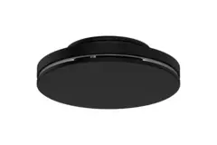 Plafondrooster staal met ronde uitblaas – 125 mm – RAL 9005