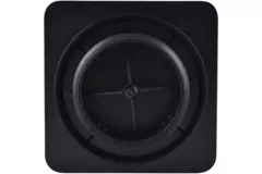 ClimaConnect Design ventiel vierkant Ø 125 mm - zwart