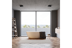 ClimaConnect Design ventiel rond Ø 125 mm - zwart