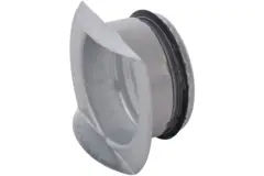 Aftak stuk met SAFE diameter 80 mm met 90 graden