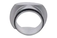 Aftak stuk met SAFE diameter 80 mm met 90 graden