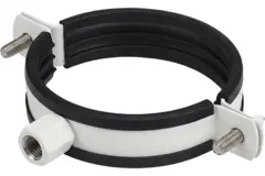 Metalen beugel diameter 125 mm met rubber (sendz. verz.) RAL9010