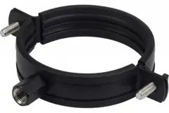 Metalen beugel diameter 150 mm met rubber (sendz. verz.) RAL9005