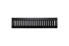 ClimaConnect kanaalrooster dubbel instelbaar 825x75 mm voor buis 160 tot 400 mm - RAL 9005