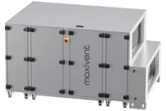 Maxivent WTW luchtbehandelingkasten met tegenstroomwisselaar 7600 m3/h met warmwaterbatterij horizontaal rechts - PHE 7600 H WOJR T 02