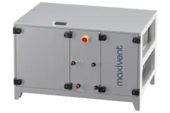 Maxivent WTW luchtbehandelingkasten met warmtewiel 2000 m3/h met warmwaterbatterij en koudwaterbatterij horizontaal links - RHE 2000 H WKJL