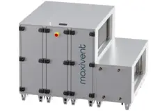 Maxivent WTW luchtbehandelingkasten met warmtewiel 7600 m3/h met warmwaterbatterij en koudwaterbatterij horizontaal rechts - RHE 7600 H WKJR T 02