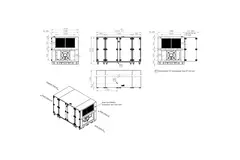 Maxivent WTW luchtbehandelingkasten met tegenstroomwisselaar 5000 m3/h horizontaal horizontaal links - PHE 5000 H OOJL T 01