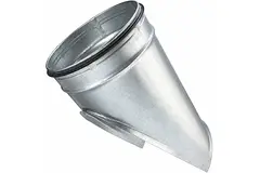 Zadelstuk Ø 355mm - 315mm (45°) - Gegalvaniseerd