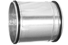 Spiro-SAFE verlengde schuifverbinding voor spirobuis Ø150 mm (gegalvaniseerd)