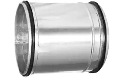 Spiro-SAFE verlengde schuifverbinding voor spirobuis Ø400 mm (gegalvaniseerd)