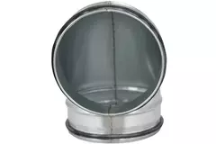 Korte ronde spiro bocht 90° Ø 100mm voor spirobuis