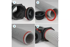 Heatpex Aria centraal verbindingsstuk voor luchtverdeelbox (125/160/200 mm)