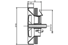 Zehnder ventilatie afvoer ventielen 125mm wit - STK 1-125