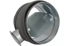 Thermoduct 9 mm handbediende regelklep diameter 160 mm geïsoleerd