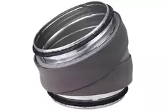 Thermoduct geïsoleerde bocht 30 graden diameter 125 mm