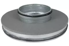 Thermoduct geïsoleerde deksel met vlakke tuit diameter 355 mm - 160 mm