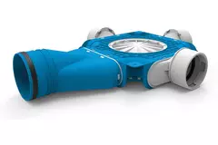 Vent-Axia Uniflexplus samengestelde verdeler 3x Ø90mm met horizontale tuit Ø125mm