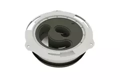 Vasco design plafond- of wandventiel luxe rond (incl. smiley)