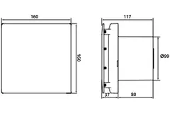 Stille badkamerventilator Mute Ø 100mm - Met timer - Vent Axia Mute 100 TN